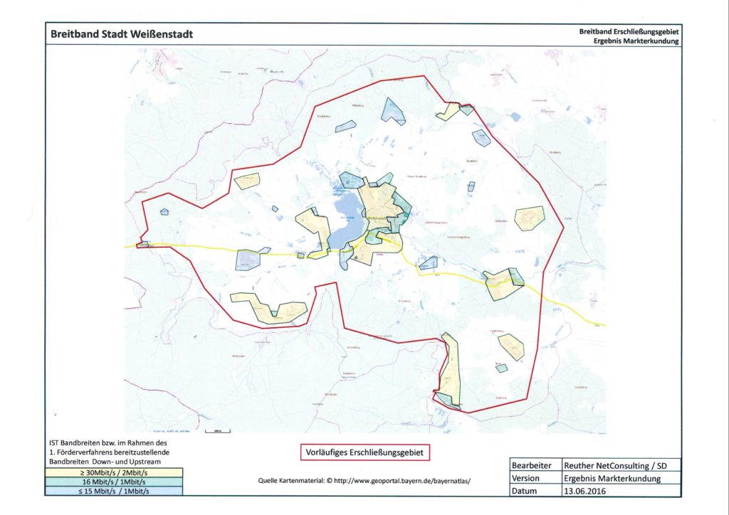 Hier finden Sie die Karte mit dem vorläufigen Erschließungsgebiet für das Ergebnis der Markterkundung