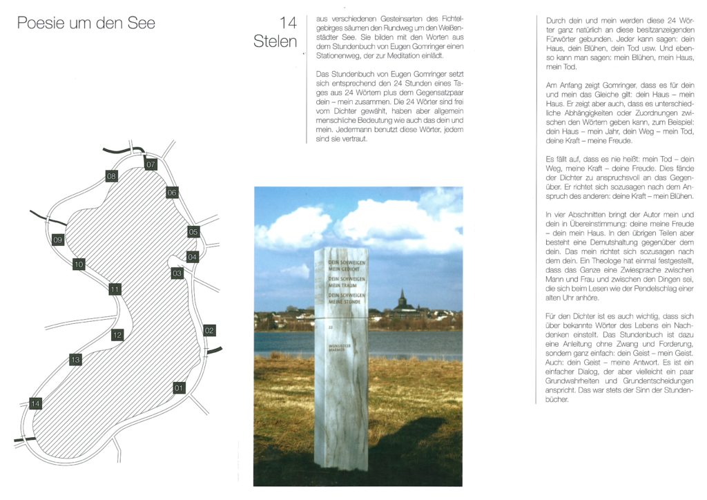 Rückseite Flyer Poesie um den See