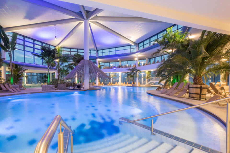 Thermenbecken im Siebenquell GesundZeitResort in Bad Weißenstadt