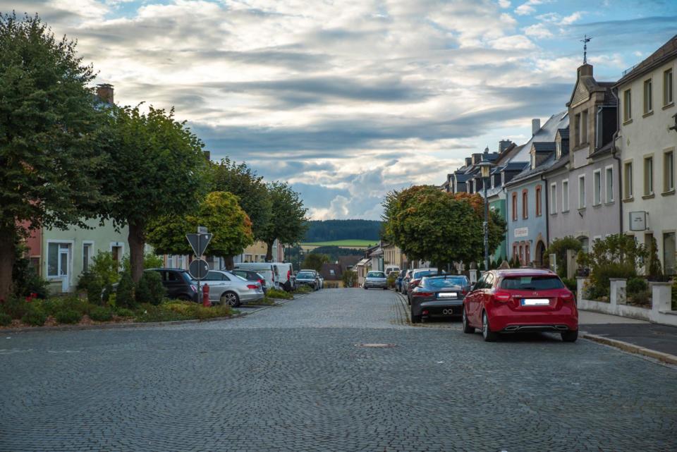 Blick vom Marktplatz Richtung Zeller Straße