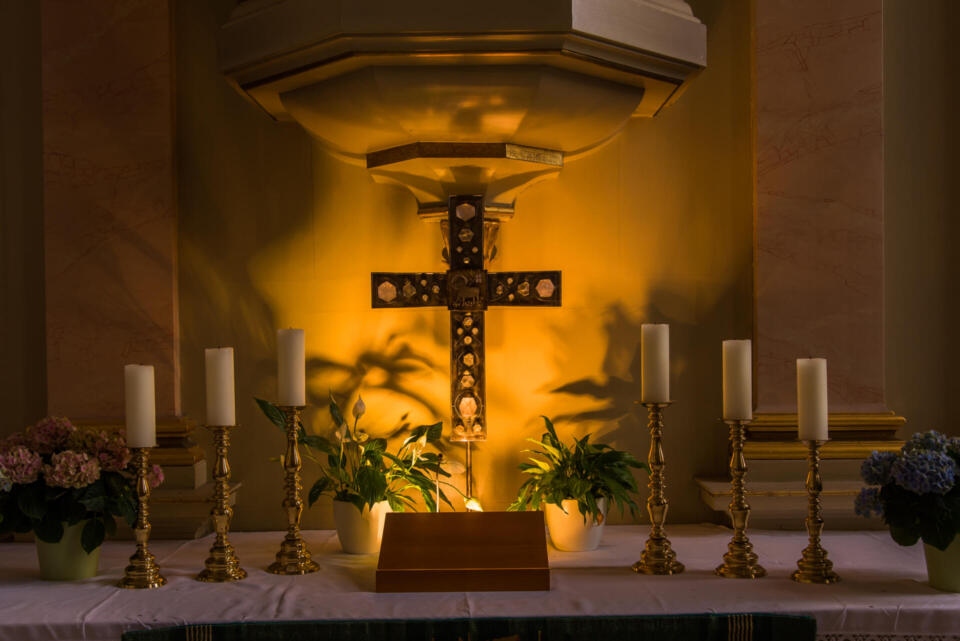 Altar evangelische Kirche St. Jakobus