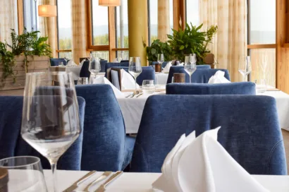 Blick in das Restaurant SeeBlick Siebenquell GesundZeitResort